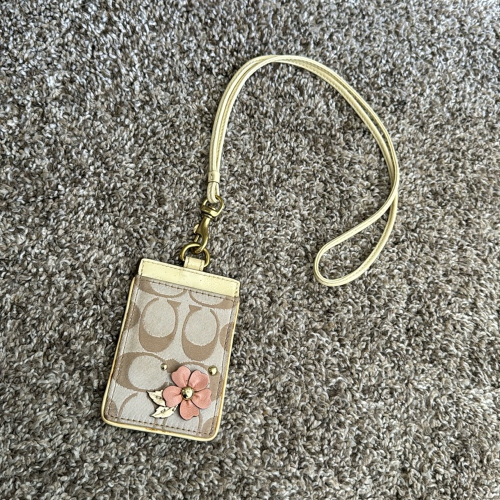 NWOT Coach ID Lanyard